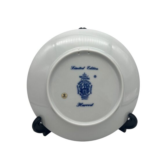 1972 Thanksgiving Plate by Bareuther Bavaria Harvest 7.75" Germany - Picture 2 of 5